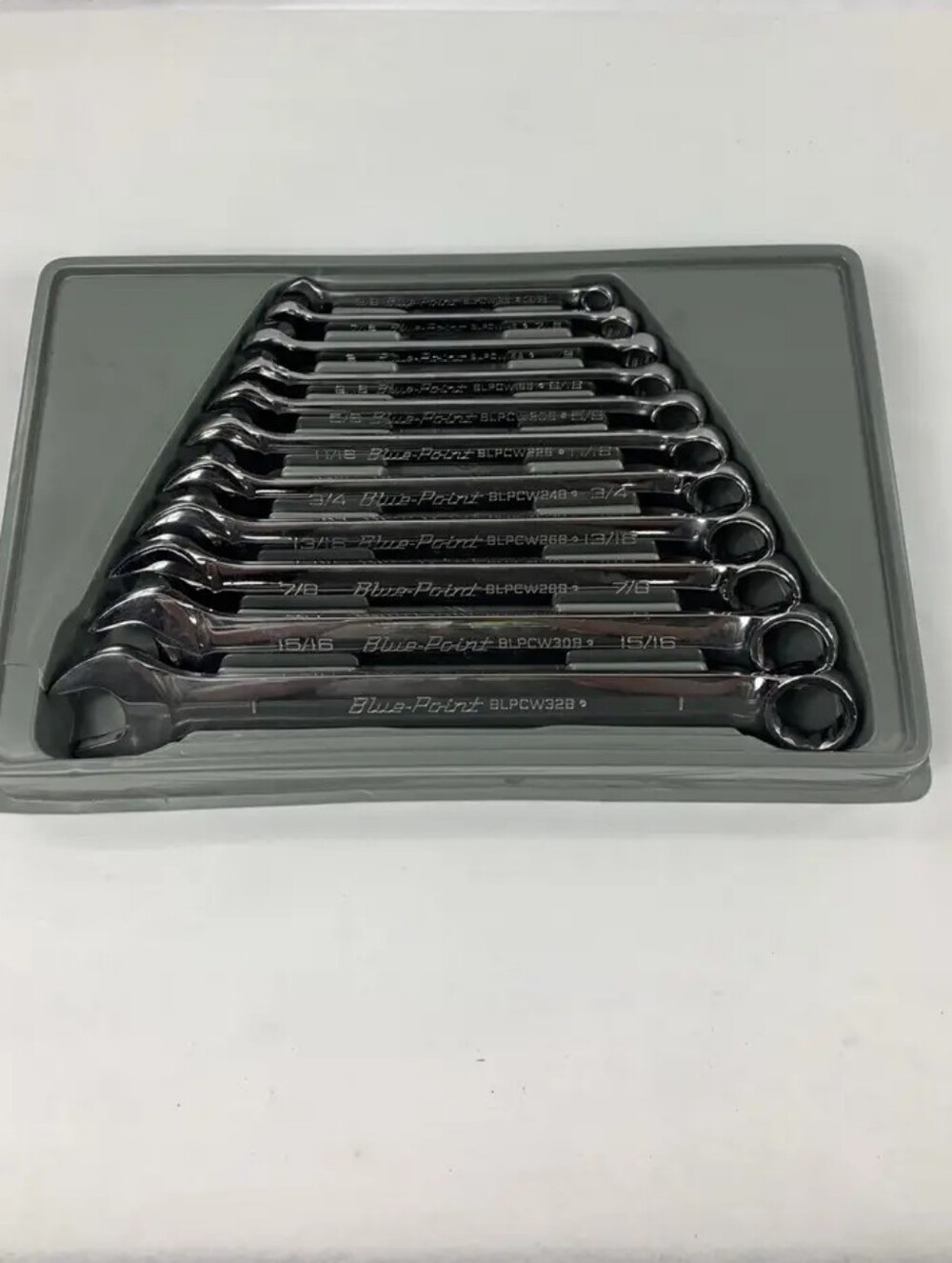 Blue-Point By Snap-On Chrome Combination Standard Wrench Set (3/8"to 1") - Picture 1 of 6